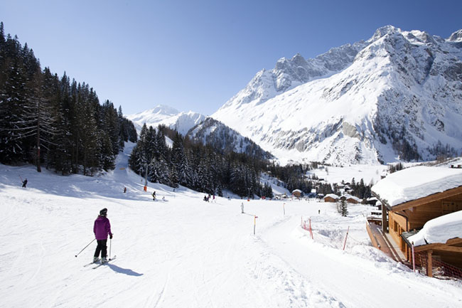 la Fouly station hiver