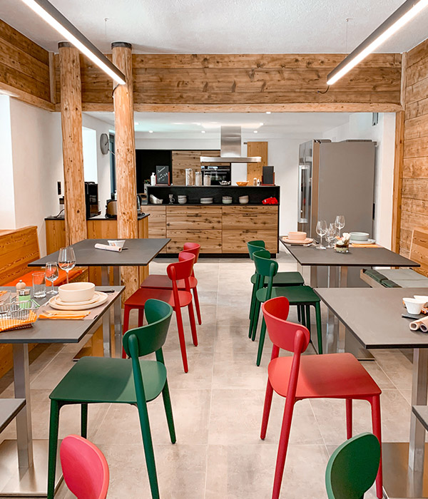 salle à manger Gîte de La Fouly